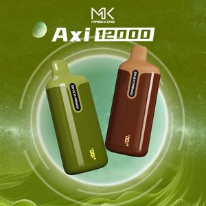 Original Massking AXI 12000 Puffs Einweg-E-Zigaretten Vape Pen Starter Kit 22 ml Pod 6000 mAh Batterie Authentische Großhandels-Vapers Desechables Puff 12K