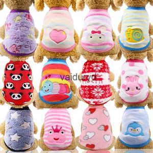 Dog Apparel Hotsale Autumn Winter Cartoon Fleece Clothes for Small Dogs Pet Cats Costume Chihuahua Outfit Coats et Warmvaiduryd