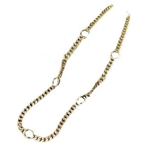 Gold Designer Necklace Jewelry Necklace Gift Mens Long Letter Chains Necklaces For Men Women Golden Chain Jewelrys For Lover Gift