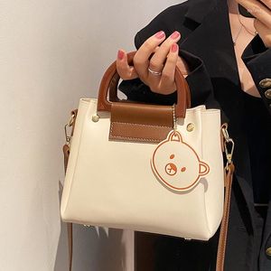 Evening Bags Small Handbags Women High Quality Contrasting Colors Shoulder Ladies Messenger Bag Woman Leather Crossbody Sac Tote