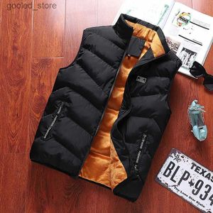 Gilet da uomo Gilet in pile da uomo Nuovo stile 2023 Autunno inverno caldo gilet senza maniche Giacca da uomo Slim Fit Gilet Cappotti casual Gilet da uomo 8XL Q231129