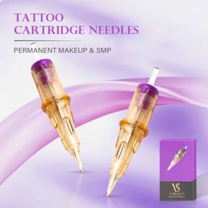 Tattoo Needles 20pcs EZ Cartridge Tattoo Needles V Select Permanent Make-Up 1RL Eyelinver Lips Eyebrows for Cartridge Tattoo Machine Pen 231128