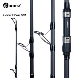 Boat Fishing Rods BIUTIFU BIGFISH Carp Rod 4542393630m T800 Carbon 35lb Throwing 40200g Travel Surfcasting Spinning Hard Pole 231129