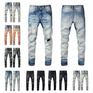 763 Amirs Mens Womens Designers Jeans Distressed Ripped Biker Slim Straight Denim For Men s Print Army Fashion Mans Skinny Pants M 6117 aMirIs