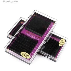 False Eyelashes GLAMLASH Wholesale 16Rows BCCCD Curl Natural Mink Single Eyelash Extension Premium Individual Fake False Eye Lashes Q231129