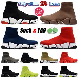 Athletic Luxury Sock Shoe 2.0 For Men Women Casual Shoes socks Sneakers Platform Loafers Jogging Speed Training Knit Boot Trainers Tennis Slip-On Trainer Size EUR 36-45