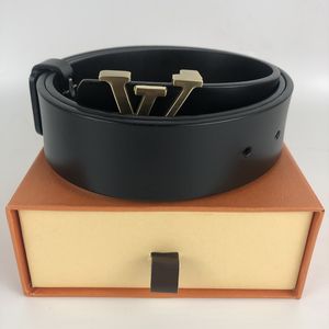 Herren-Designergürtel, Schnalle aus echtem Leder, Breite 3,8 cm, 20 Stile, hohe Qualität, mit Box