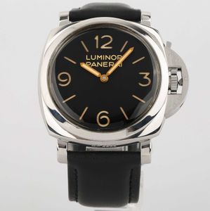 Luxury Fashion Panerass armbandsur Titta på Herr Series Automatic Machinery PAM00372 Vattentät designer Rostfritt stål Hög kvalitet