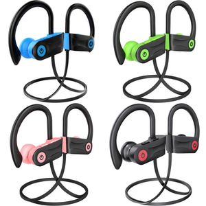 Bluetooth-наушники с шумоподавлением, крючки для ушей, HIFI стерео, высокое качество звука, водонепроницаемые, подходят для спорта и фитнеса