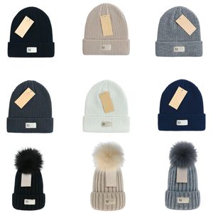 Cap Stick Hat Designer Caps Autumn and Winter New Sticked Wool Hat Luxury Sticke Hat Officiell webbplats Version 1: 1 Winter Sticked Beanie Cashmere Letter Casual Hat