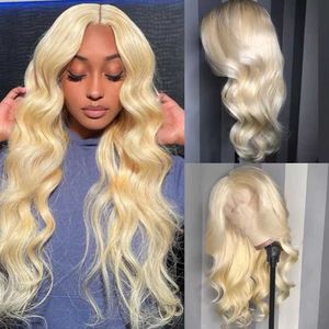 Synthetic Wigs Front Lace Wig Product Selling Long Curly Hair Light Gold Wave Women's Lace Wig