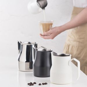 Coffeeware dzbanek do mleka 500ml/700ml dzbanek do spieniania ze stali nierdzewnej pull flower cup spieniacz do mleka latte art spienione mle