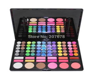 SEPROFE Matte Eyeshadow Pallete Beauty 78 Farben Lidschatten Rouge Lipgloss Gepresster Puder Lippenkontur Kombinations-Make-up-Set1927778