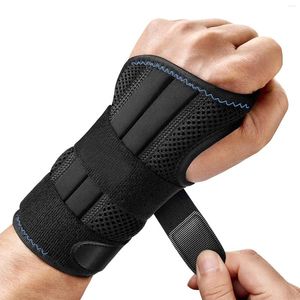 Supporto per il polso Tutore Traspirante Air Mesh Recupero lesioni Tunnel carpale leggero e confortevole con stecca in metallo regolabile