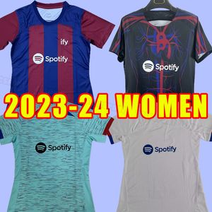 Mulheres PEDRI camisas de futebol Kessie LEWANDOWSKI ADAMA GAVI 23 24 FERRAN ANSU FATI 2023 2024 BARCELONAS DEST camisa de futebol DEMBELE menina casa fora terceiro