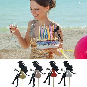 Forniture festive per celebrare la laurea, decorazione per torta, decorazione per feste, per donna, uomo, bambino, congratulazioni, accessori per la casa