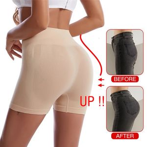 Midja mage shaper yoga fitness träning persika höft hög kontroll trosor bantning underkläder rumpa lyftning magformande damer shorts 231128