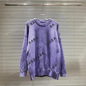 Women's Sweaters 2023 new hot selling trend Knitted Sweater Pullover Women O-Neck Long Sleeve Casual Letter High Street Fashion Tops Pulls Femme Mujer