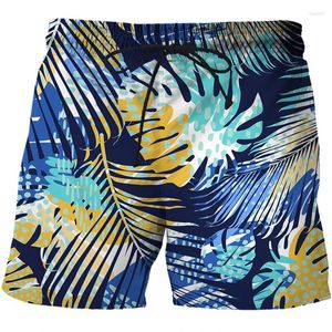 Calções masculinos praia natação calças esportivas selva leopardo padrão 3d impressão homem surf curto respirável masculino ginásio surf board maiô