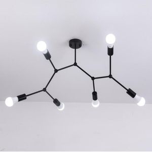 Chandeliers ZK50 Modern LED Ceiling Chandelier Lighting Living Room Bedroom Multi Head Creative Home Fixtures E27