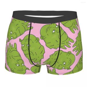 MUITO PANTS DE ATIVONOTON Shre Green Comedy Film Face Homme calcies Mens cueca Sexy Shorts Boxer Briefs poliéster