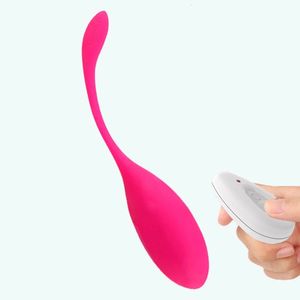 Giocattoli anali vibratore palle vaginali di Kegel esercizio stretto uova vibranti telecomando stimolatore clitorideo femminile adulti giocattoli del sesso per le donne 231128