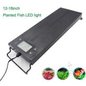 Lighting Factory Wholesale Smart Planted Aquarium Light Auto On Off Touch Dimble Timer Sunrise Sunset Waterproof LED Lamp för 1224 tum