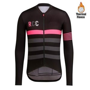 Rowerowa koszulka RCC Team Winter Long Sleeves Bike Jersey Set Mountain Road Rower Thermal Polar Ropa de Ciclismo Hombre285k