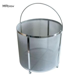 Gör 304 rostfritt stål ölvinhus hembrygg filter korg silver stapel verktyg filterväska för gelé sylt homebrew fat