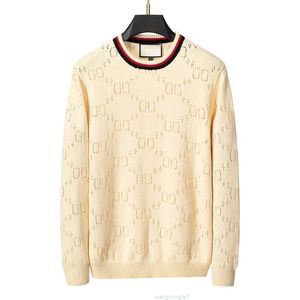 1zfk Männer Frauen Pullover Designer Schwarz Weiß Gelb Kaffee Stricken Wolle Warme Klassische Plaid Streifen Markenkleidung Mode Lässig Langarm Luxus Pullover M-3XL