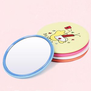 Mirrors Women Girl Cosmetic Small Cute Mti Styles Round Makeup Promotion Cartoon Pattern Portable Pocket Mini Mirror Dh0722 Drop Del Dhfkt