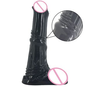 Dildos / Dongs Grande Grosso Animal Pênis Cavalo Vibrador Artificial Realista Dong Adulto Brinquedos Sexuais Para Mulheres Masturbação Erótica Dick Anal Plug 231128