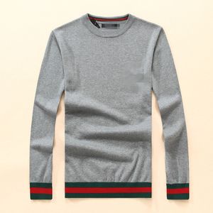 Lyxiga mäns designertröja, herr- och kvinnors klassiska casual retro broderi, höst- och vintervärme, avslappnad komfort och vit matchande pullover