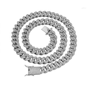 Wholesale Price Hip Hop Cuban Bracelet Moissanite 15mm Sterling Silver 925 Link Chain