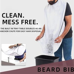 New Man Bathroom Apron Male Beard Apron Razor Holder Hair Shave Beard Catcher Waterproof Floral Cloth Bathroom Cleaning Gift for Man