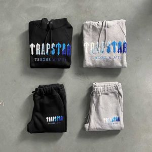 Men's Tracksuits Ss Men Designer Trapstar Activewear Hoodie Chenille Set Ice Flavours Edition to Top Quality Embroidered Size Xs xxl H8CF