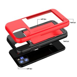 14 Iphone 15 13 Pro Max Phone Cases For Apple 12 11 XS XR 8 7 Plus Samsung Galaxy S21 S22 S23 S24 Note 20 Ultra 5G Card Holder Pocket Kickstand Mobile Back