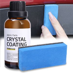 Upgrade Upgrade 30MLPlastic Refurbishing Coating Agent for Car Interior Dashboard Panel Leather Renovated Wax Coating Agent with Wiping Board