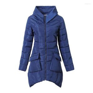 Women's Trench Coats Liva Girl 2023 Winter Jacket Women's Collection Warm Coat With Unusual Design And Colors Parka Gives Charm Elegance