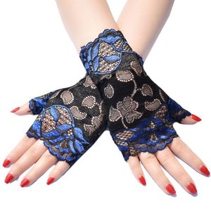 Five Fingers Luves Women Women Summer Fino Protetor solar sem dedos Hollow Hollo