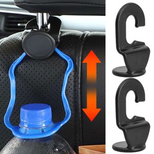 Upgrade Upgrade Car Back Seat Headrest Hidden Hooks Hanger Mount Bags Storage Auto Organizers Hook Holder Bearing 20kg Car Interior Accessories