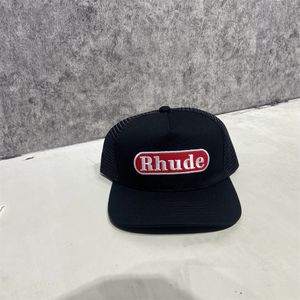 Rhude Baseball Cap Trucker Hat justerbar snapback One Size Uniesx