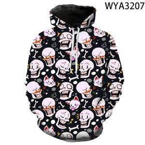 Men's Hoodies Cool Games Undertale 3D Printed Men Women Children Streetwear Pullover Sweatshirts Boy Girl Kids Fashion Hooded Coat