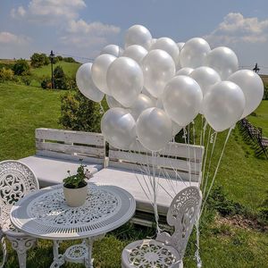 Inne imprezy imprezowe 51012 cali mleko białe perłowe balony hawajskie kombinezon lateksu Baloon Garland Birthday Decoration Ballon 230428