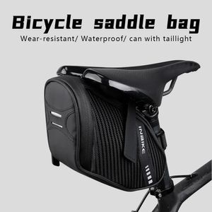 Sacos de ciclismo INBIKE Bolsa de selim de bicicleta à prova d'água Bolsa de assento de bicicleta Bolsa de sela de ciclismo Bolsa traseira ultraleve Bolsa de assento traseiro de bicicleta 231130