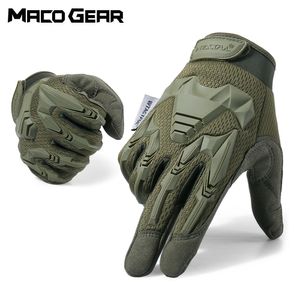 Guanti a cinque dita Tattico Camo Militare Esercito Guanti da ciclismo Sport Arrampicata Paintball Tiro Caccia Equitazione Sci Guanti a dita intere Uomo 231130