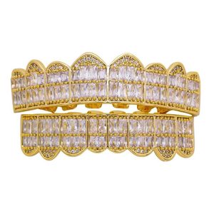 Хип-хоп гриль для мужчин и женщин с бриллиантами, зубные грили, позолоченные 18 карат, модные золотые, серебряные, хрустальные зубы, ювелирные изделия259s