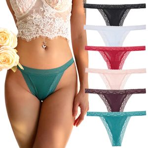 Women Thongs Lace G-sting trosor kvinnlig sexig t-back underkläder S-XL damer thong underbyxor nylon thongs underkläder 2024