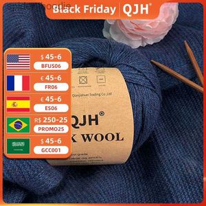 Yarn 300gram Natural Mongolian 100% Yak Wool Down Organic Mongolian Premium Yak Wool Yarn DIY Handmand Undyed Natural Colour Yarn L231130