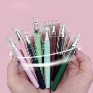 20Pcs/Lot Creative Multicolor Mini Gel Pen 0.5mm Black Refill Portable Signature Cute Kids School Stationery Office Supplies